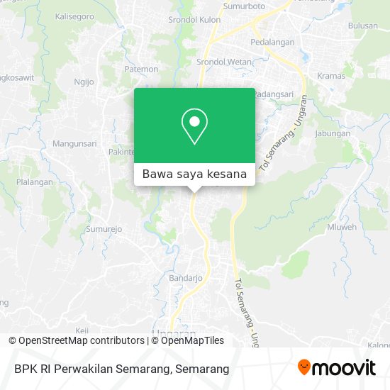 Peta BPK RI Perwakilan Semarang