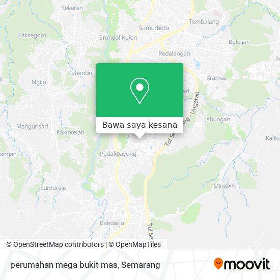 Peta perumahan mega bukit mas