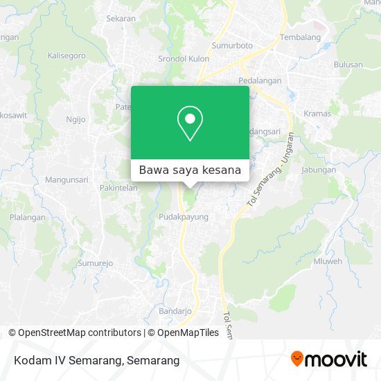 Peta Kodam IV Semarang