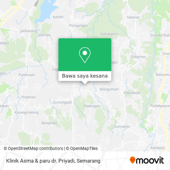 Peta Klinik Asma & paru dr. Priyadi