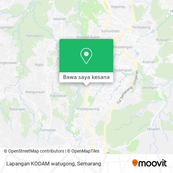 Peta Lapangan KODAM watugong
