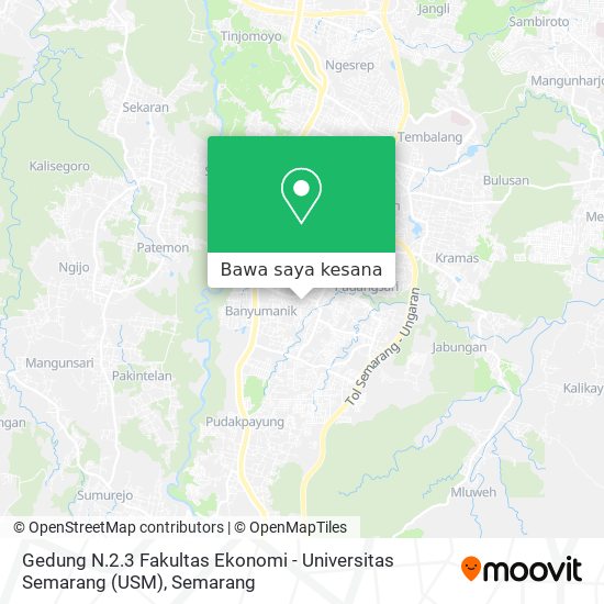 Peta Gedung N.2.3 Fakultas Ekonomi - Universitas Semarang (USM)
