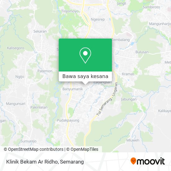 Peta Klinik Bekam Ar Ridho