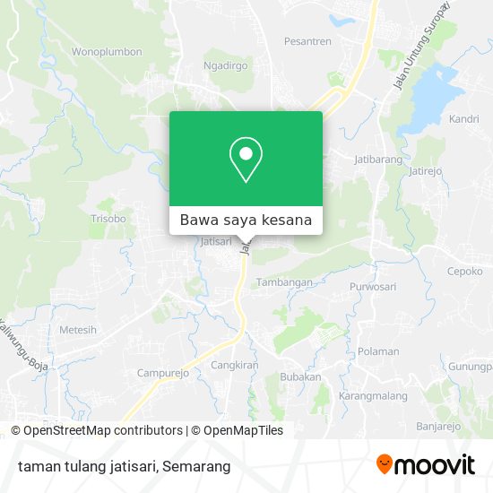 Peta taman tulang jatisari