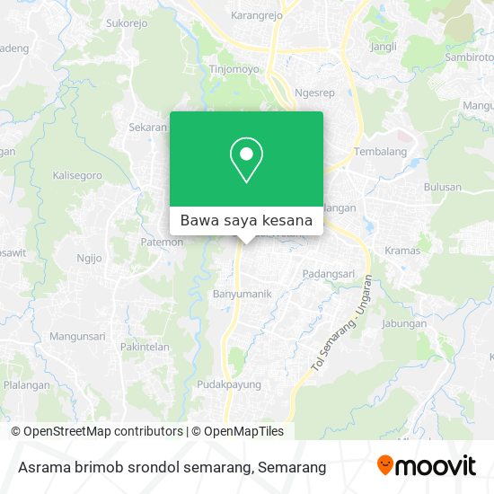 Peta Asrama brimob srondol semarang