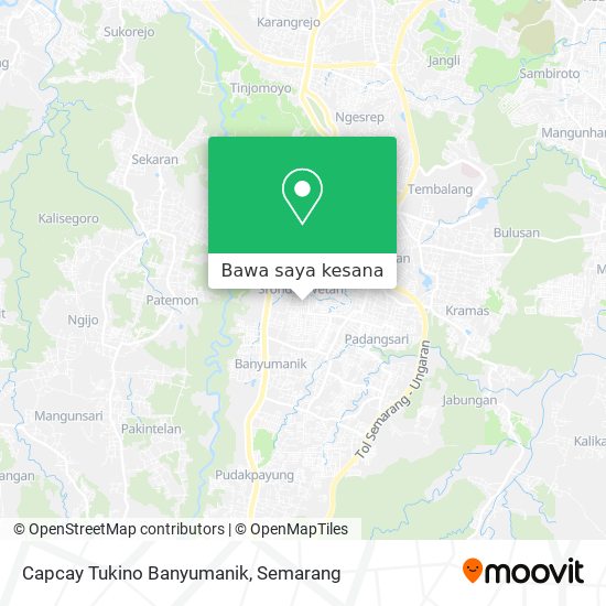 Peta Capcay Tukino Banyumanik