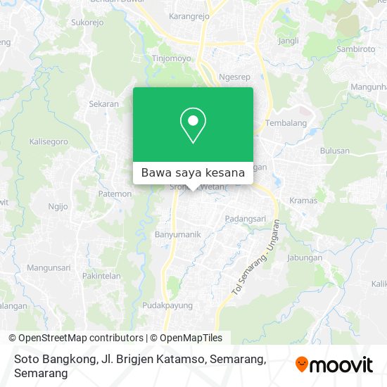 Peta Soto Bangkong, Jl. Brigjen Katamso, Semarang