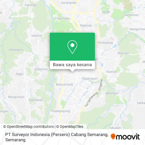 Peta PT Surveyor Indonesia (Persero) Cabang Semarang