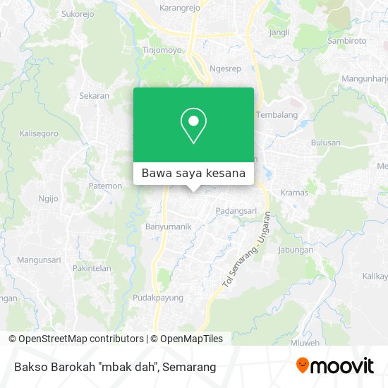 Peta Bakso Barokah "mbak dah"