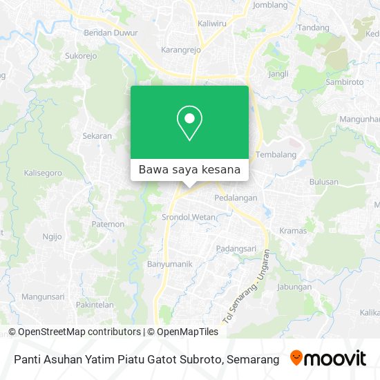 Peta Panti Asuhan Yatim Piatu Gatot Subroto