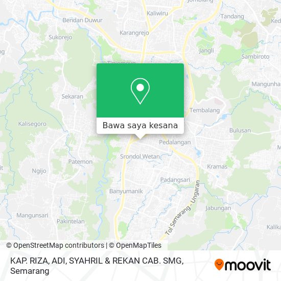 Peta KAP. RIZA, ADI, SYAHRIL & REKAN CAB. SMG