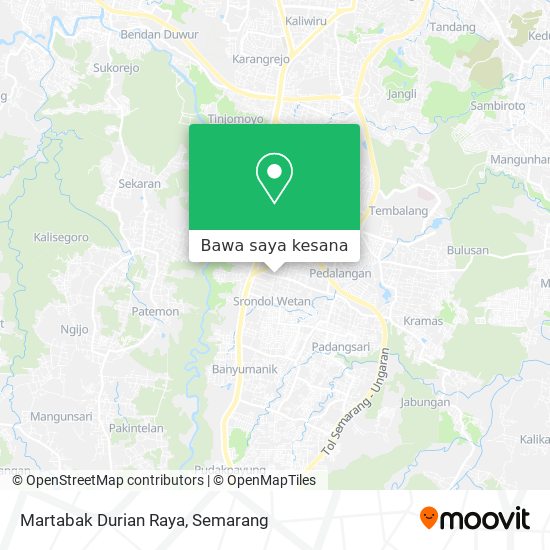 Peta Martabak Durian Raya