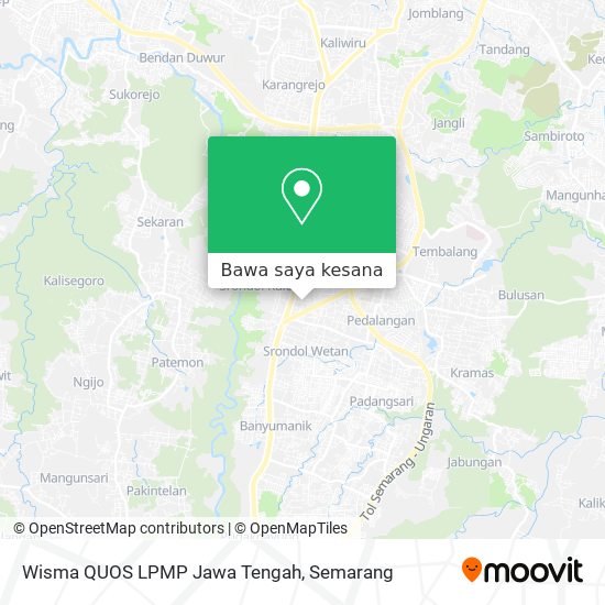 Peta Wisma QUOS LPMP Jawa Tengah