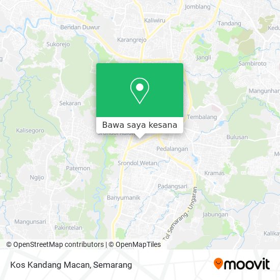 Peta Kos Kandang Macan