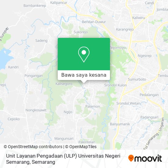 Peta Unit Layanan Pengadaan (ULP) Universitas Negeri Semarang
