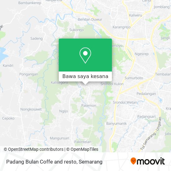 Peta Padang Bulan Coffe and resto