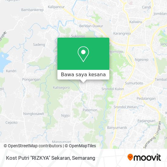 Peta Kost Putri "RIZKYA" Sekaran