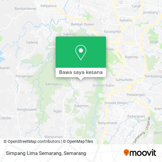 Peta Simpang Lima Semarang