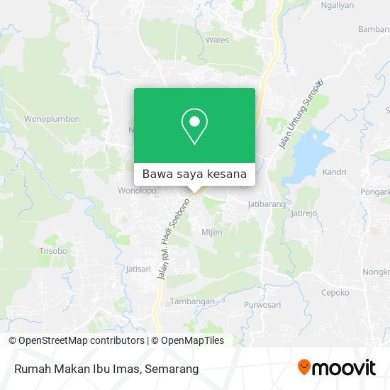 Peta Rumah Makan Ibu Imas