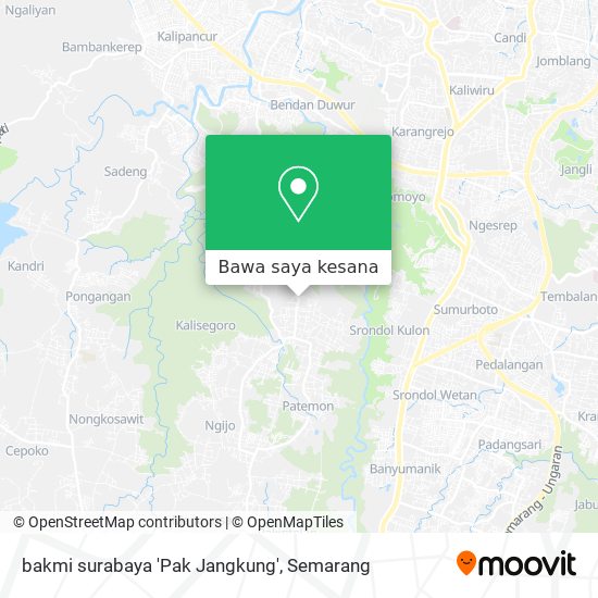 Peta bakmi surabaya 'Pak Jangkung'