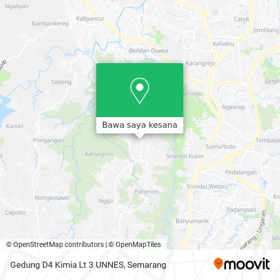 Peta Gedung D4 Kimia Lt 3 UNNES