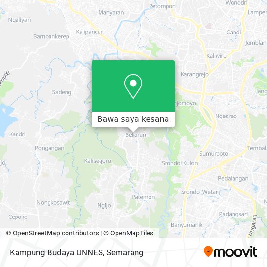 Peta Kampung Budaya UNNES