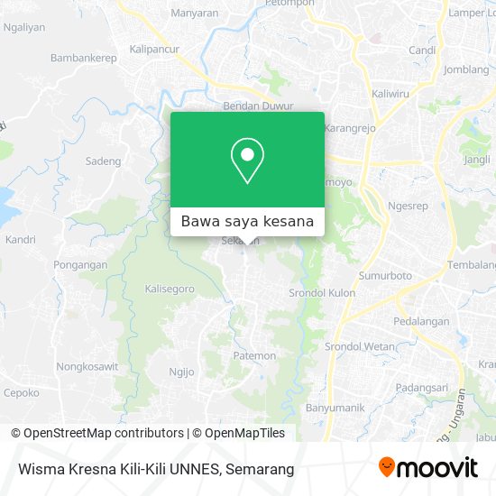 Peta Wisma Kresna Kili-Kili UNNES
