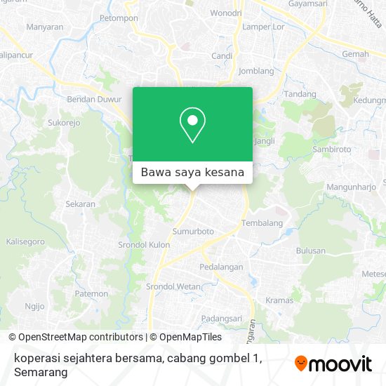 Peta koperasi sejahtera bersama, cabang gombel 1