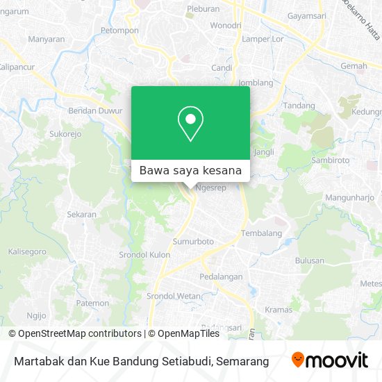 Peta Martabak dan Kue Bandung Setiabudi