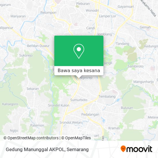Peta Gedung Manunggal AKPOL