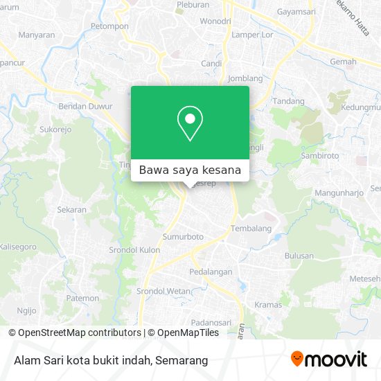 Peta Alam Sari kota bukit indah
