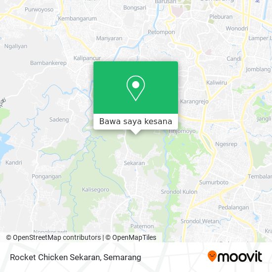 Peta Rocket Chicken Sekaran