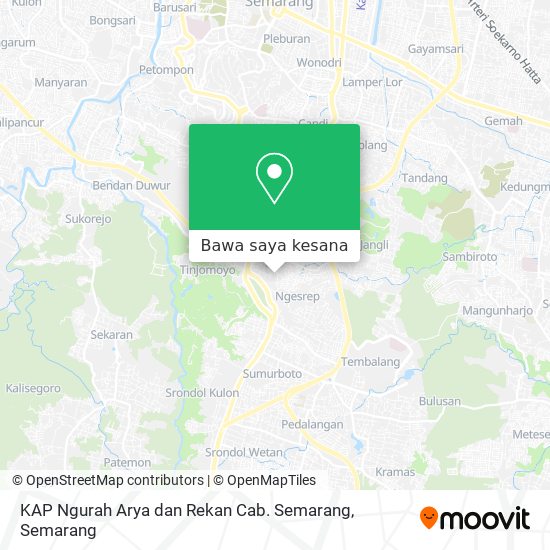 Peta KAP Ngurah Arya dan Rekan Cab. Semarang