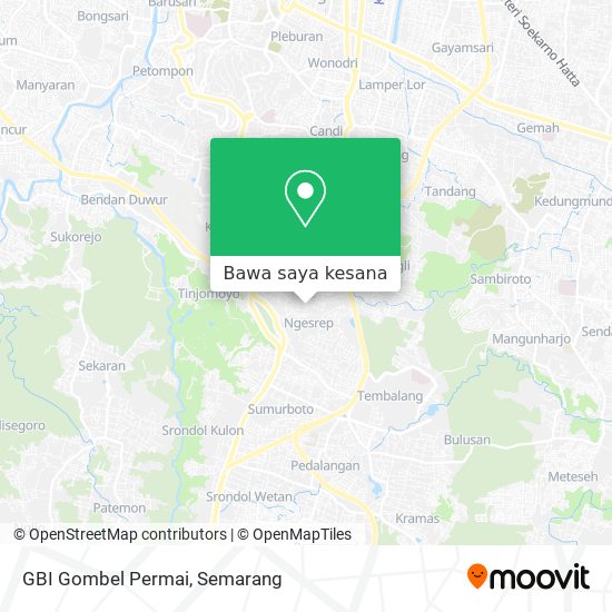 Peta GBI Gombel Permai