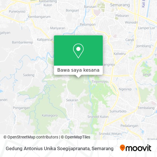 Peta Gedung Antonius Unika Soegijapranata