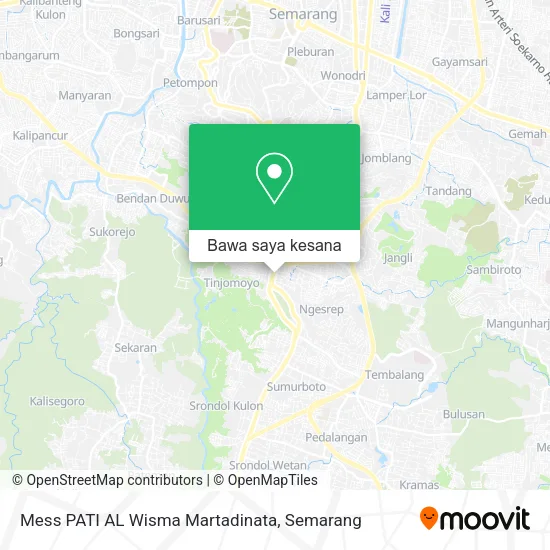 Peta Mess PATI AL Wisma Martadinata