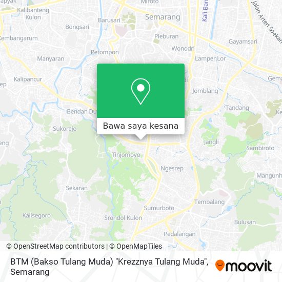 Peta BTM (Bakso Tulang Muda)  "Krezznya Tulang Muda"
