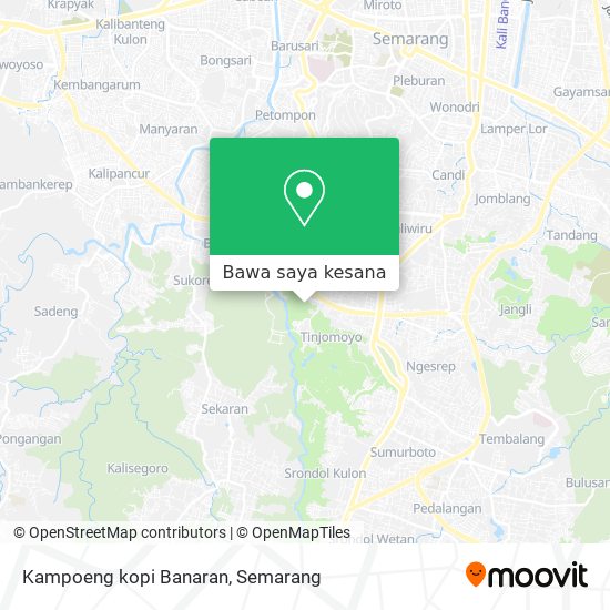 Peta Kampoeng kopi Banaran