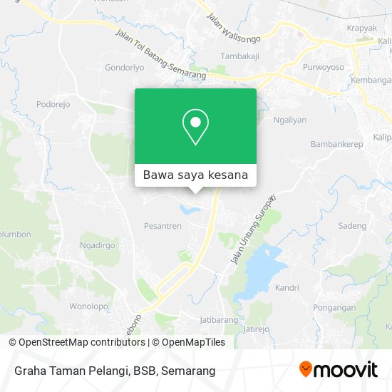 Peta Graha Taman Pelangi, BSB