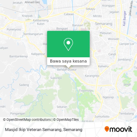Peta Masjid Ikip Veteran Semarang