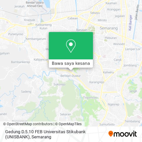 Peta Gedung D.5.10 FEB Universitas Stikubank (UNISBANK)