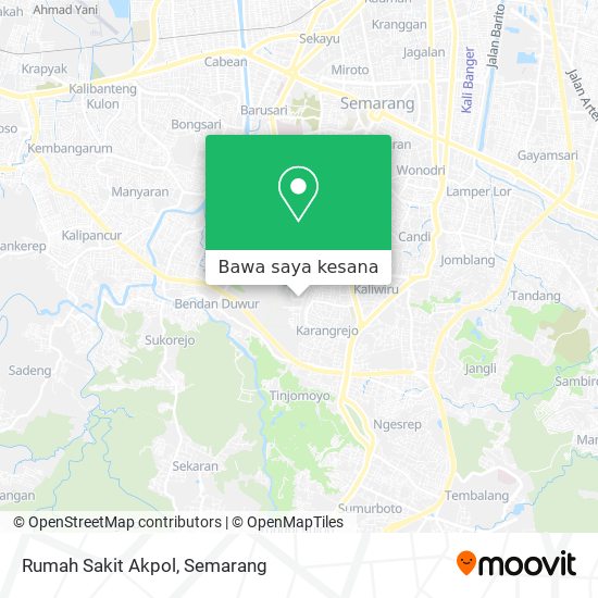 Peta Rumah Sakit Akpol