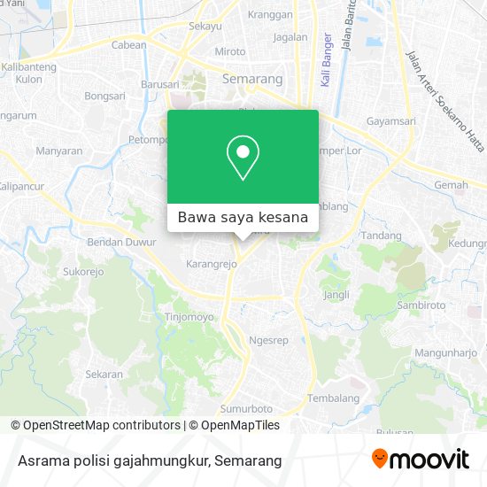 Peta Asrama polisi gajahmungkur