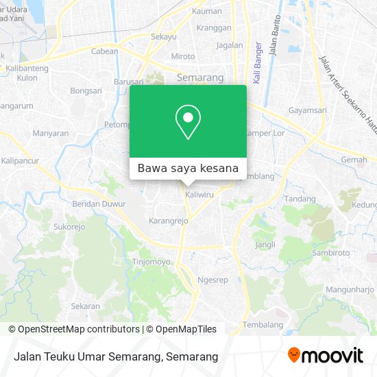 Peta Jalan Teuku Umar Semarang