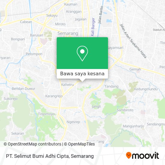 Peta PT. Selimut Bumi Adhi Cipta