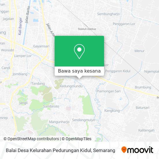 Peta Balai Desa Kelurahan Pedurungan Kidul