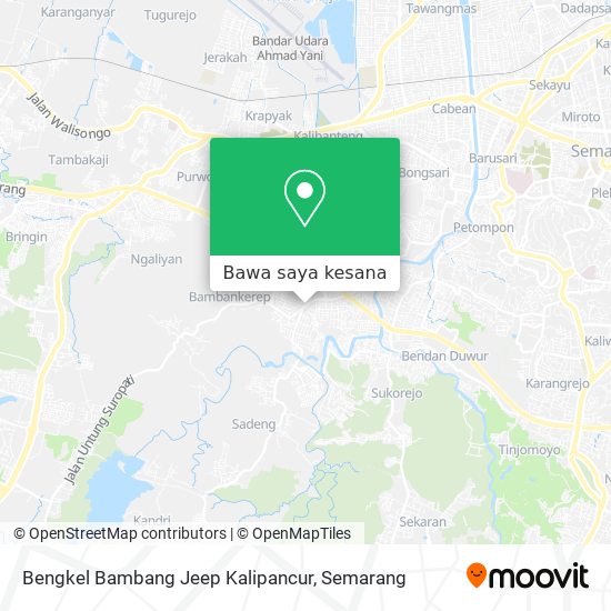 Peta Bengkel Bambang Jeep Kalipancur