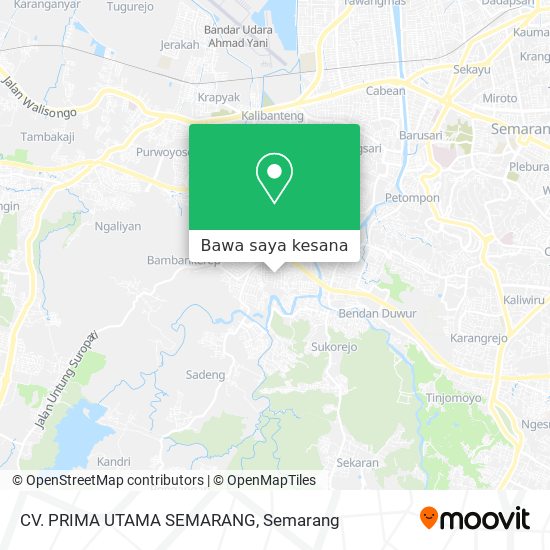 Peta CV. PRIMA UTAMA SEMARANG