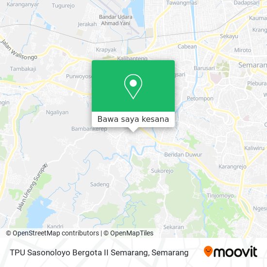 Peta TPU Sasonoloyo Bergota II Semarang