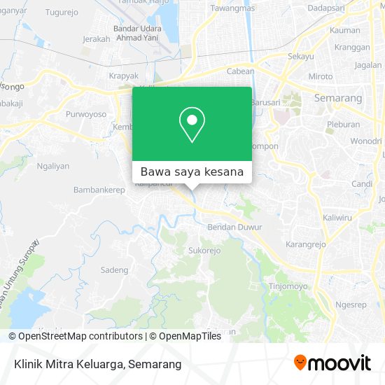 Peta Klinik Mitra Keluarga